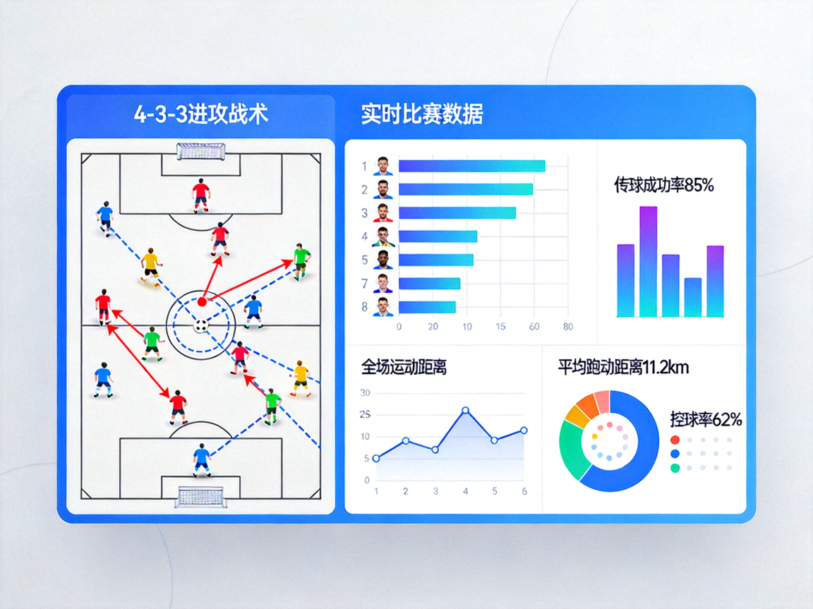足球战术板与数据分析